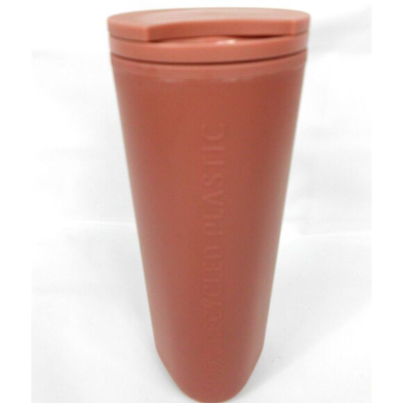 Starbucks Recycled Stainless Steel Terracotta Triangle Tumbler 16 oz Coffee New - Picture 3 of 4